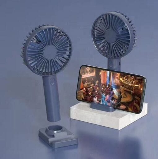 ⁦مروحه شحن USB بقاعدة⁩ - الصورة ⁦2⁩