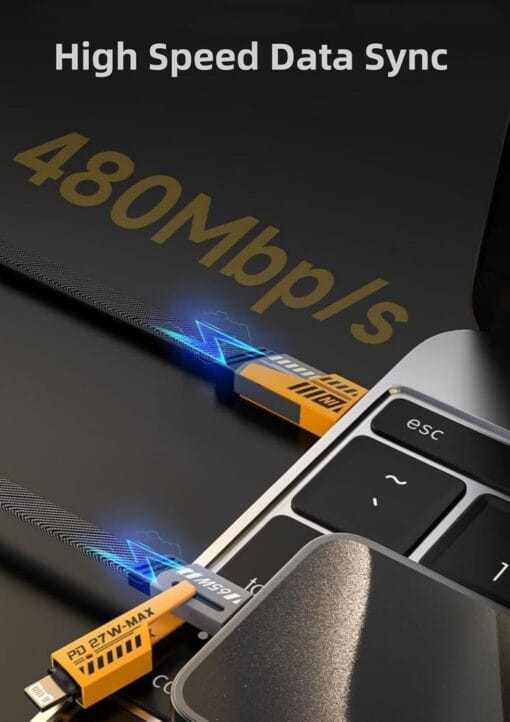 ⁦كابل شاحن USB متعدد 15 سم⁩ - الصورة ⁦2⁩