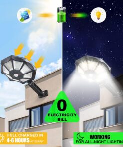 Alternative view of • كشاف Solar Sensor Light الحديث